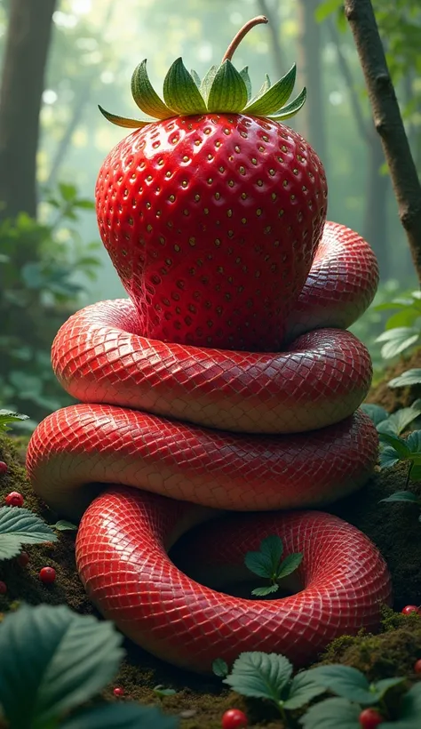 I want to see for the ultimate fusion of giant anaconda and strawberry 