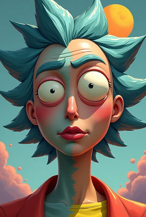 Show me what Natana l Cano would look like with Ricky Morty 