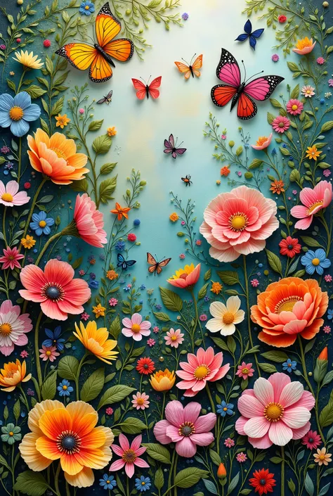 Step into a magical garden, where every flower blooms endlessly under the gentle caress of sunlight captured in woven threads. This fabric masterpiece masquerades as a limitless meadow in blossom, with every petal and leaf rendered in hues as vivid and var...