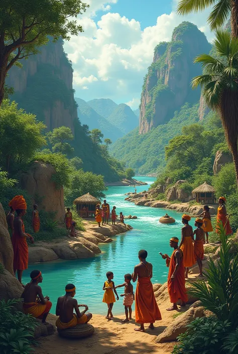 The tributaries of the African people