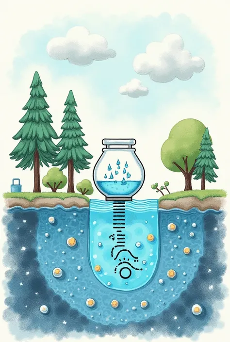 /Imagine you are designing an educational poster for the community event to explain the wastewater treatment process. Your poster should show: The journey of wastewater through different treatment stages (e.g., screening, settling, filtration, and chemical...