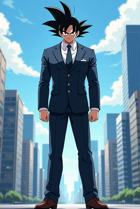 Goku with suit 