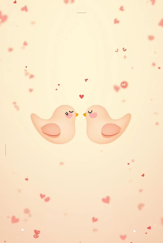 Love  birds love quotes in poster