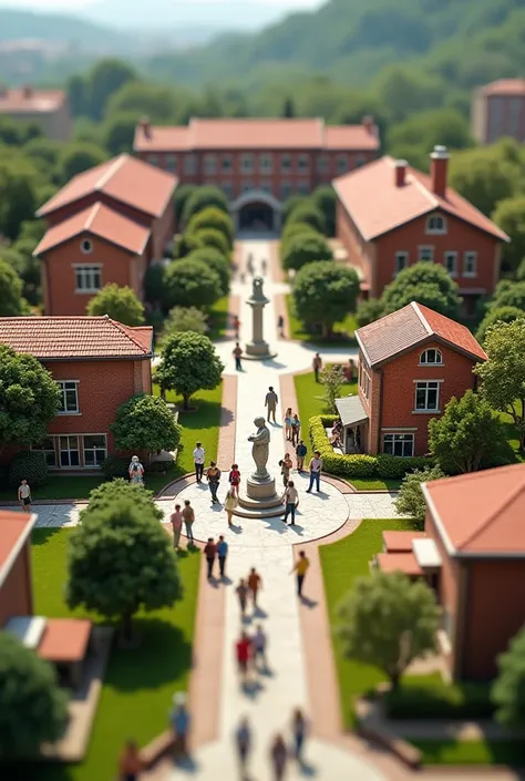 campus as a miniature of the country