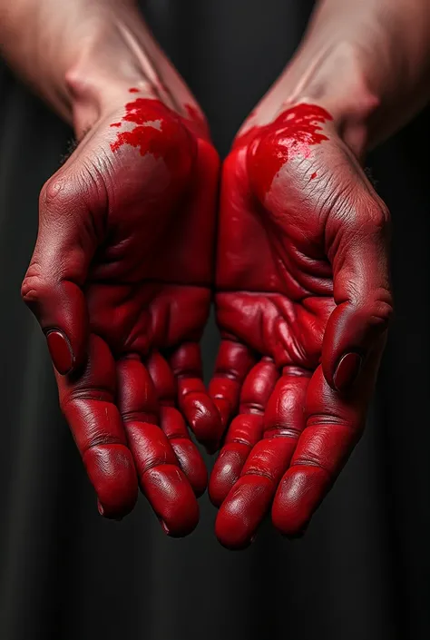 Red hands