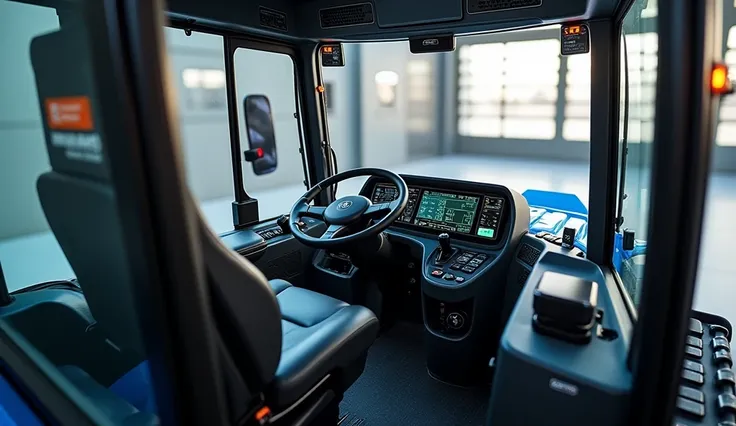 2025 New Holland T 6_80 tractor interior 