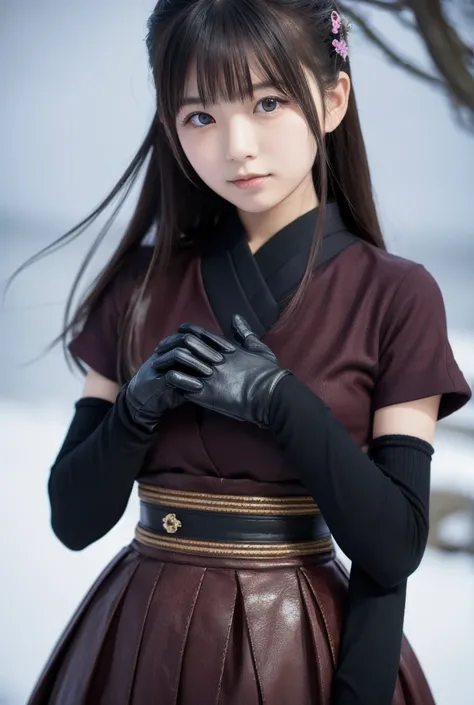 Japanese girl wearing gloves
High image quality high resolution