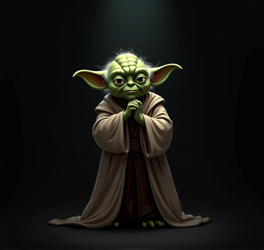 I need the Yoda to have a black background