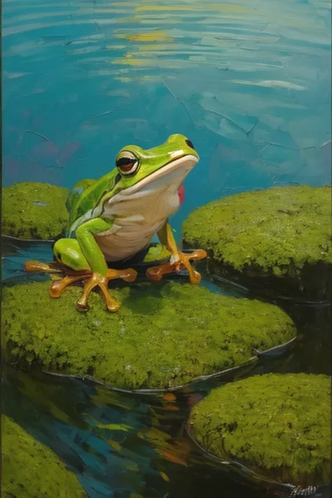 oil,Frog