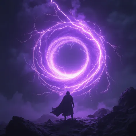 Purple Lightning Vortex