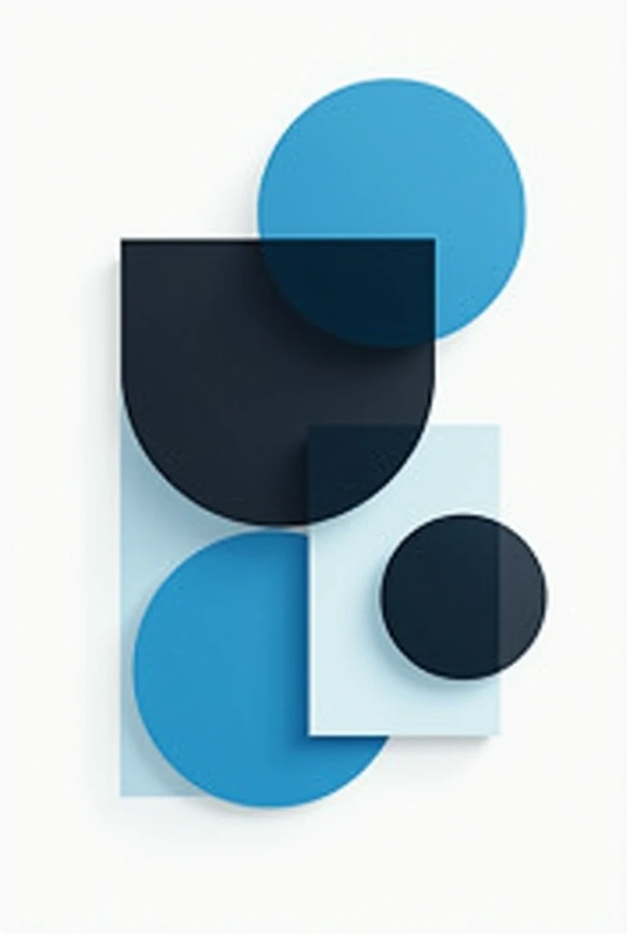 square shaped poster with three basic colors such as cyan, black and white for new year 2025