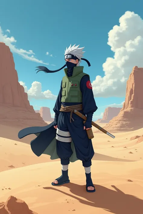 Kakashi in desert