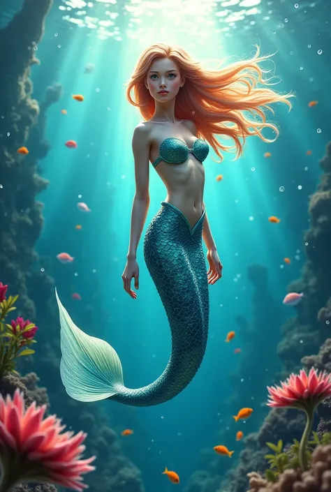 An imaginary mermaid