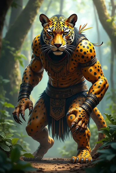 Make a jaguars warrior