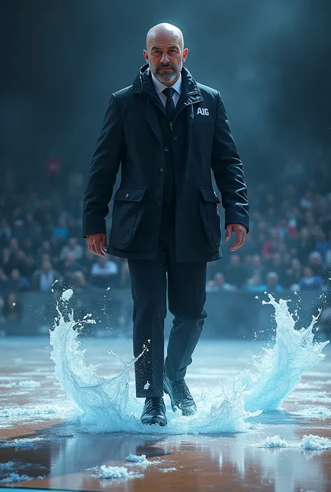 Zeljko Obradovic is the current coach of Partizan basketball club who shoots ice under his feet