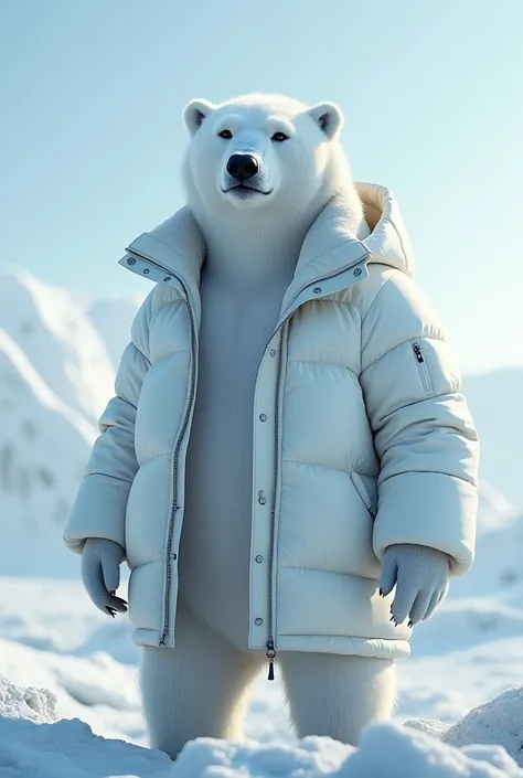 Icebear with cool jacket