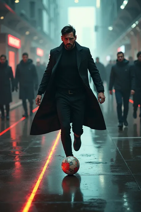 Lionel Messi as a secret agent on a mission to save the world. Watch him sneak around, using his dribbling skills to avoid lasers, dodge enemies, and score goals to unlock secret doors, all while trying to stay undercover. Add some comedic action scenes an...