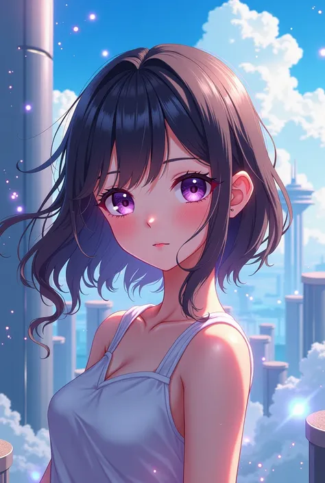  Super Resolution、 high school girl、anime beautiful girl
fantastic, futuristic background、8k