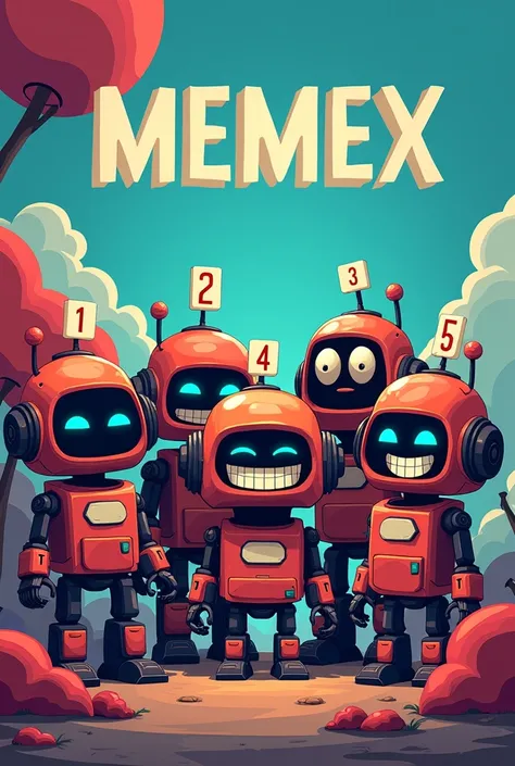 Image with robot memes wearing number 09 hat
With the name MemEx