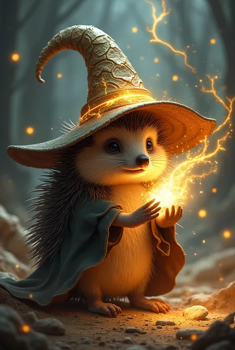 Hedgehog Mage ,Magierhut,Imbued with light