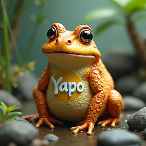 But a toad with the Yapo logo