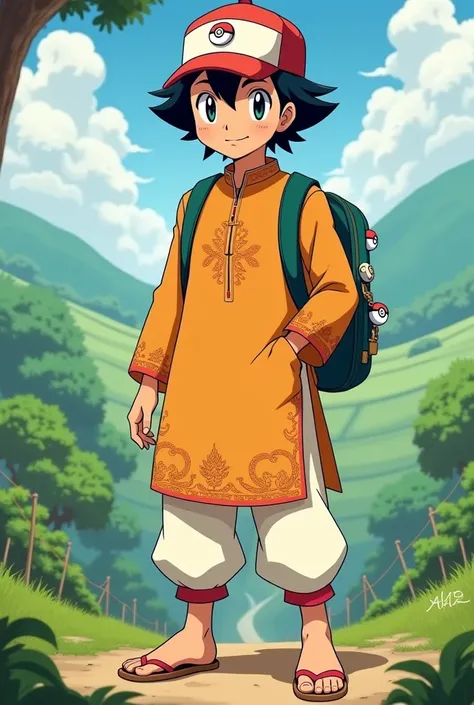 Ash kechum in kurta pajama