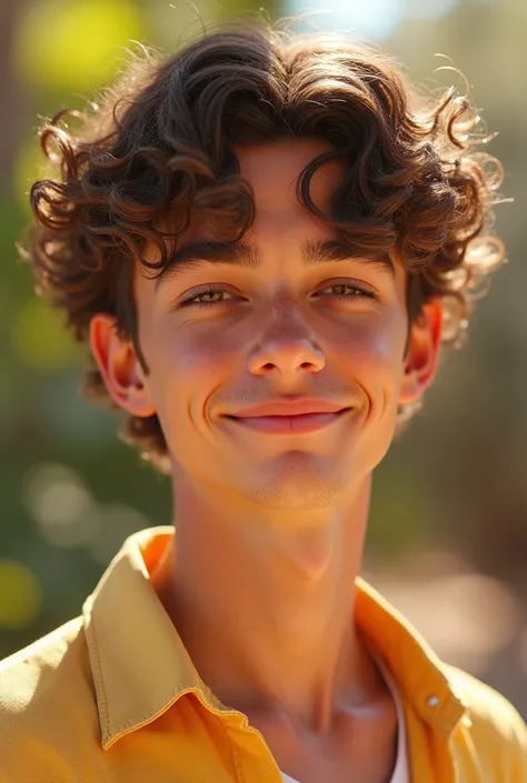 a young guy with light curly hair