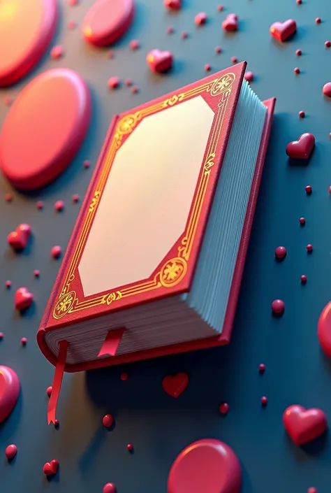 a close up of a book on a wall with a phone, physics, physics defying, stylized 3 d graphics, 2d/3d mashup poster design, hyper realistic 3d, retro science-fiction book cover, creative book cover, 3 d hyper realistic render, beyond the rules of physics, be...