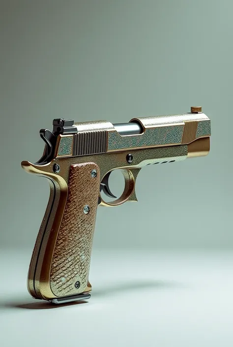 A gun with a fish skin