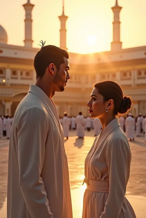 Cristiano Ronaldo and Georgina Rodriguez visit Mecca wearing Hajj and Umrah clothes