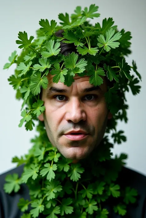 Parsley with this mans face