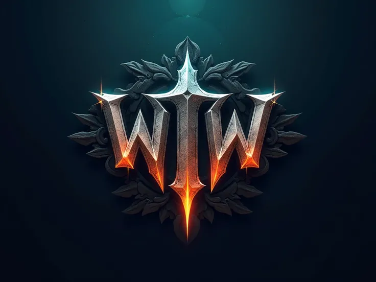 crea el logo de world of warcraft que diga WOW TITAN