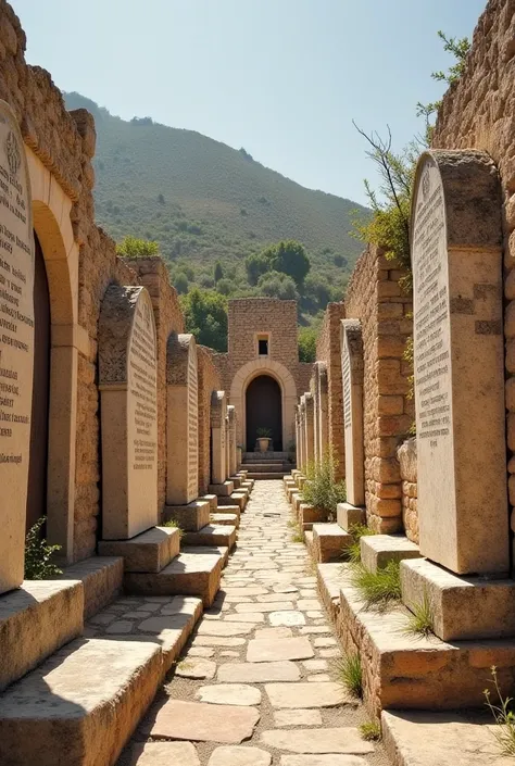 Byzantine cemetery in the village of Jat, west of Nablus 