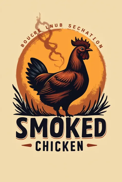 Something smoke chicken logo