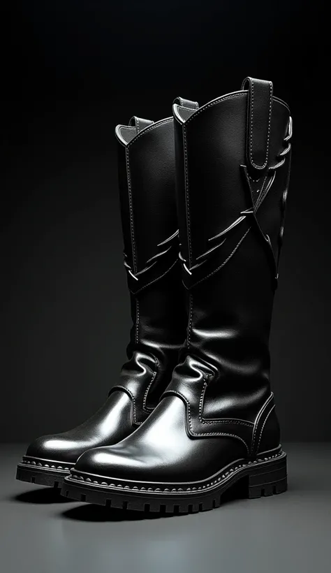 BLACK PLATINUM BOOTS