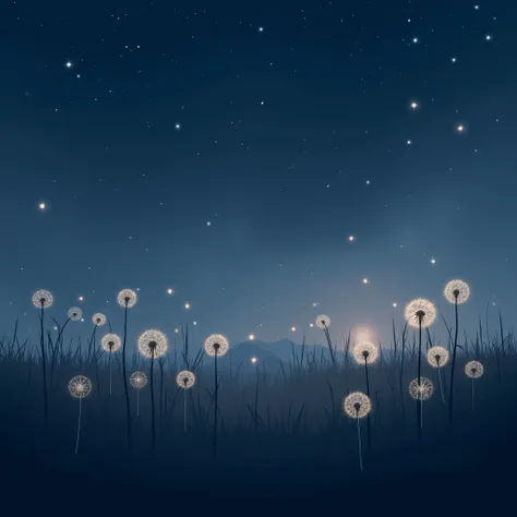 Night of the Stars and Dandelions