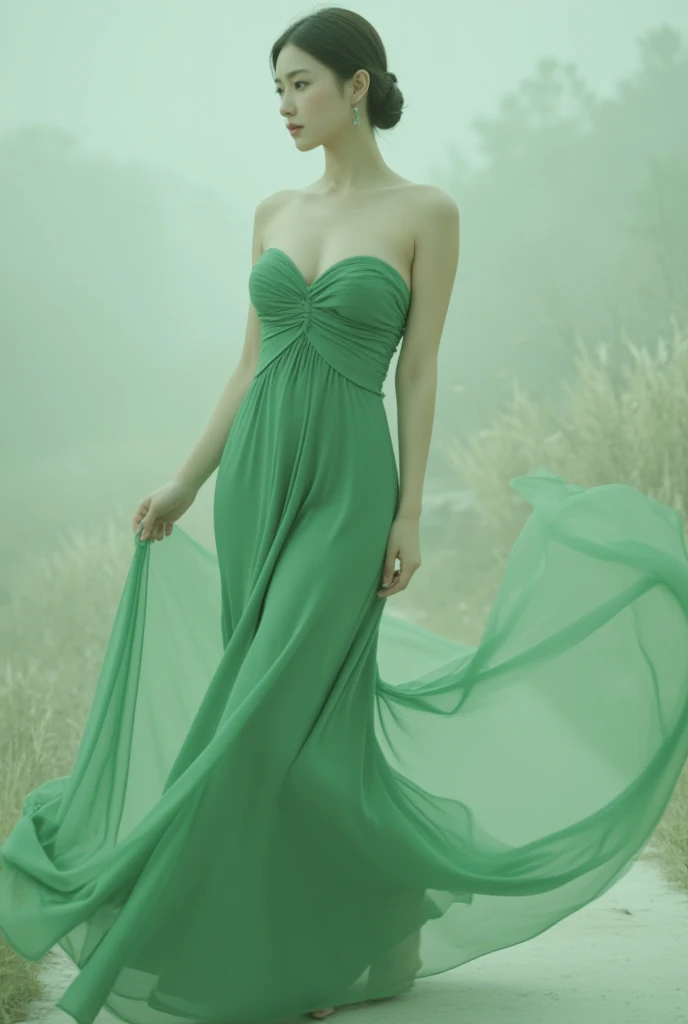 Women full body green eres full hd