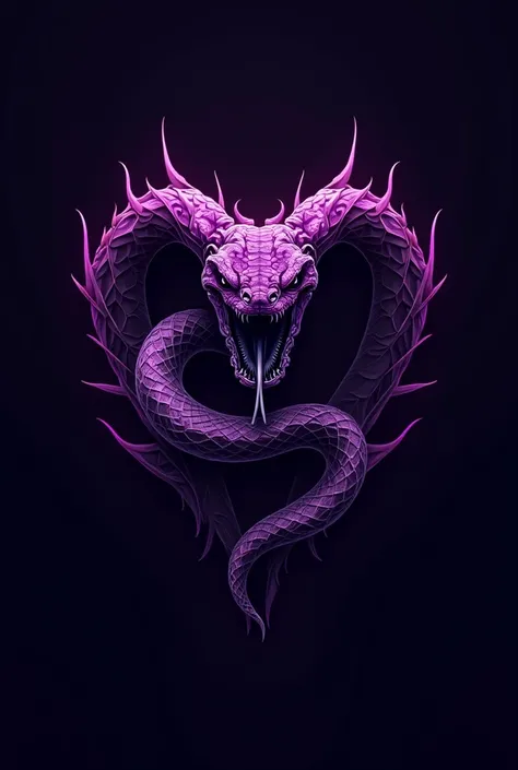 Make a professional logo, any shape u like, the main colors are royal purple and Fanta black, the logo must contain the phrase "Sweet Venom", add a snake, add powerful details, Make it luxurious and shaded in dark, sophisticated, and attention-grabbing col...