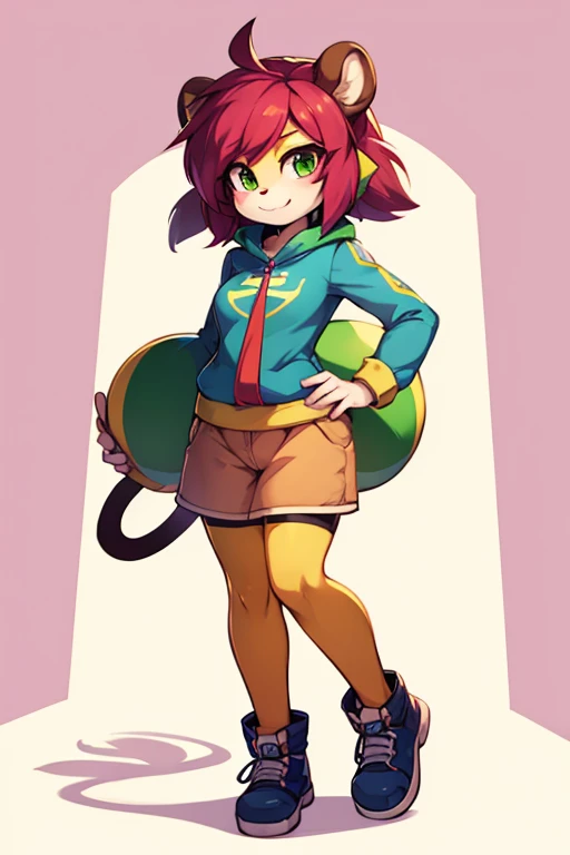 Female furry teenager Leila monkey freedom planet style 