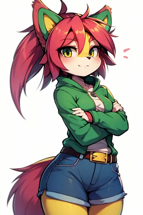 Female furry teenager chipmunk freedom planet style 