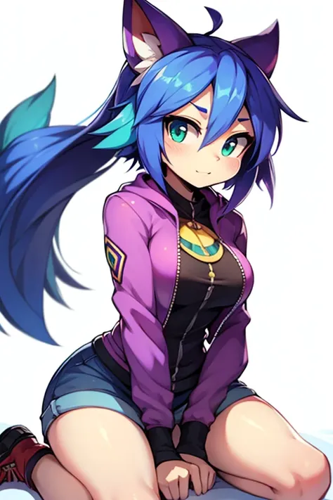 Female teenager purple monster freedom planet style