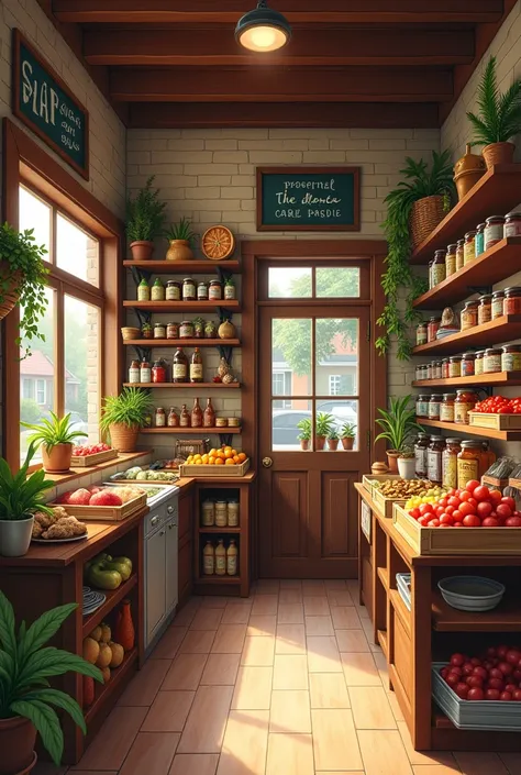 I want a small food store 