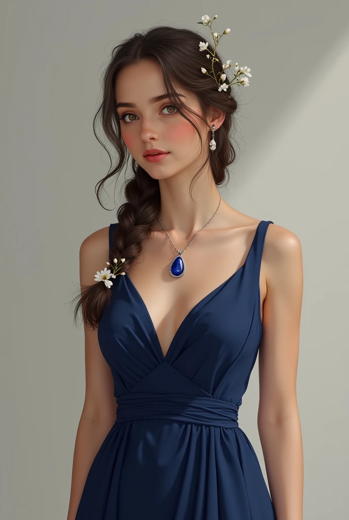 Wren’s gown was a simple sheath of midnight blue, cinched at the waist. Around her neck, she wore a sapphire gemstone that had once belonged to her mother, and in her braid, a vine of delicate winter flowers, still pricked with thorns.