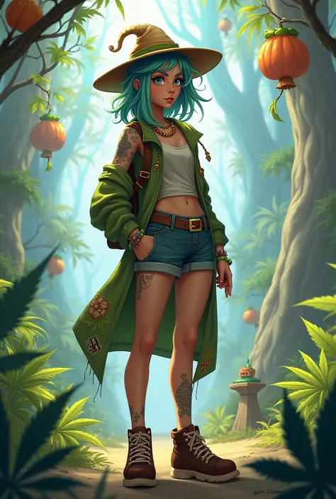 An RPG-style character from Celbit, marijuana user 