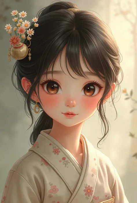 realistic japanese cute girl