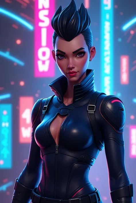 Une image stylé du skin focus de fortnite 