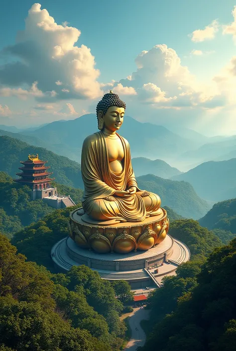 Tian tan buddha tourism poster 