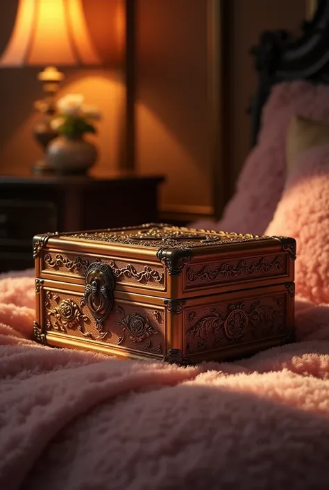 Antique makeup box 