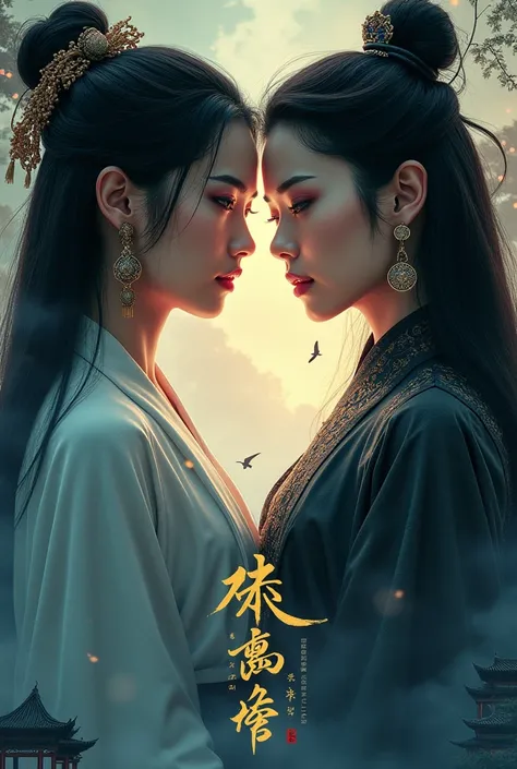 Make a poster of female version of the Chinese bl drama : "The Untamed."