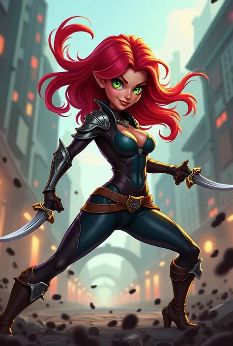 Cartoon of a katarina